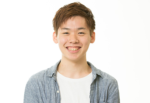理学療法学科 昼間部 高校卒業後に入学 冨永 賢一さん