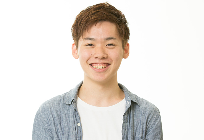 理学療法学科 昼間部 高校卒業後に入学 冨永 賢一さん